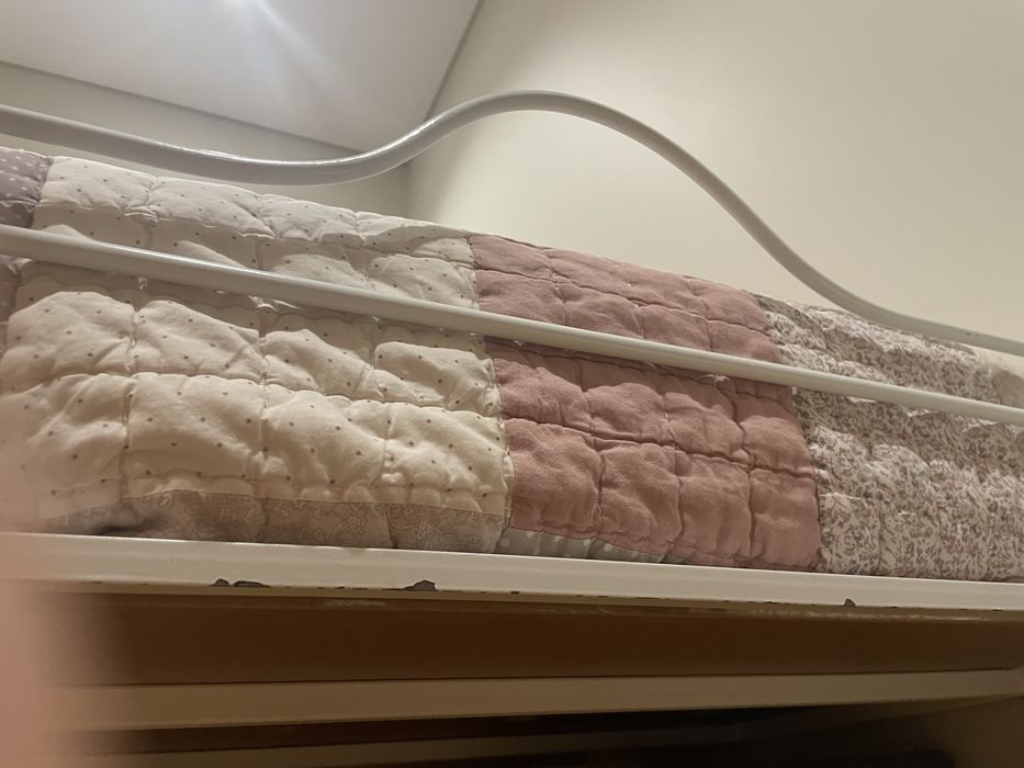 Cama ferro com colchao