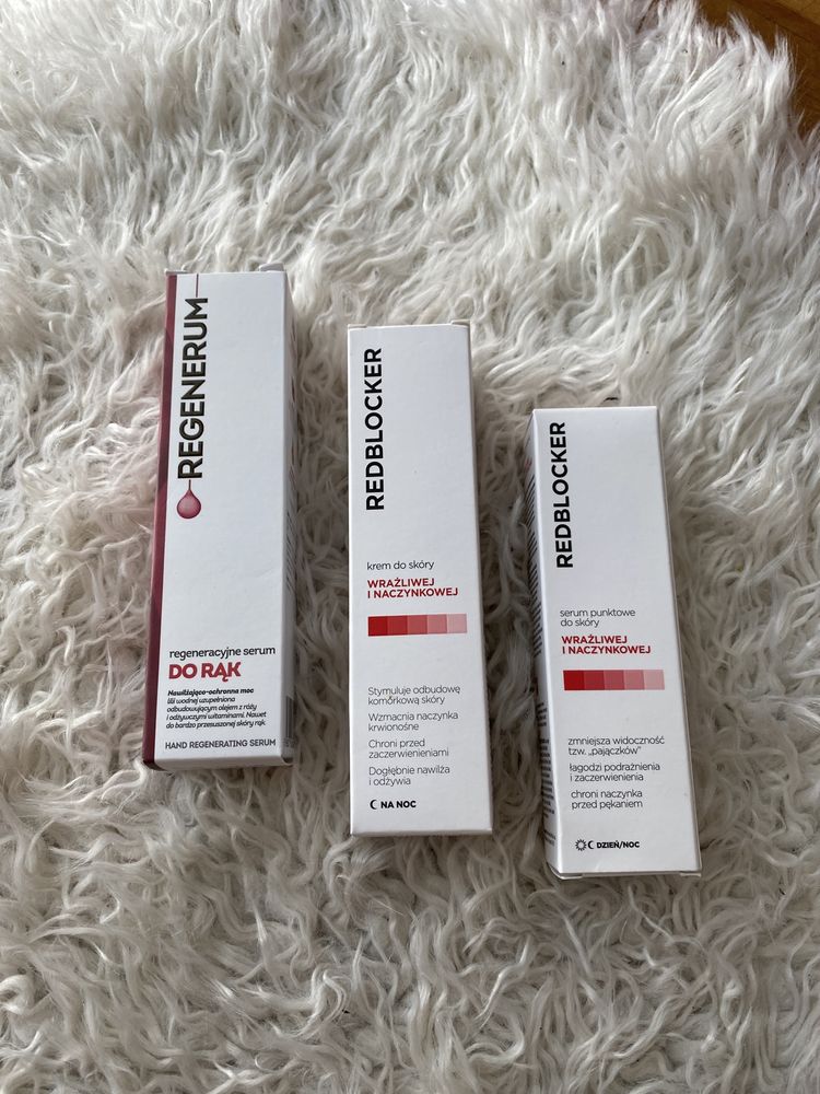 Regenerum red blocker zestaw kosmetyków 2x krem serum