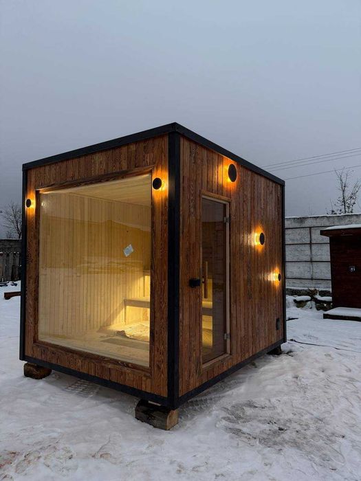 Модульна сауна. Сауна на дровах. Спа комплекс. Виробник.