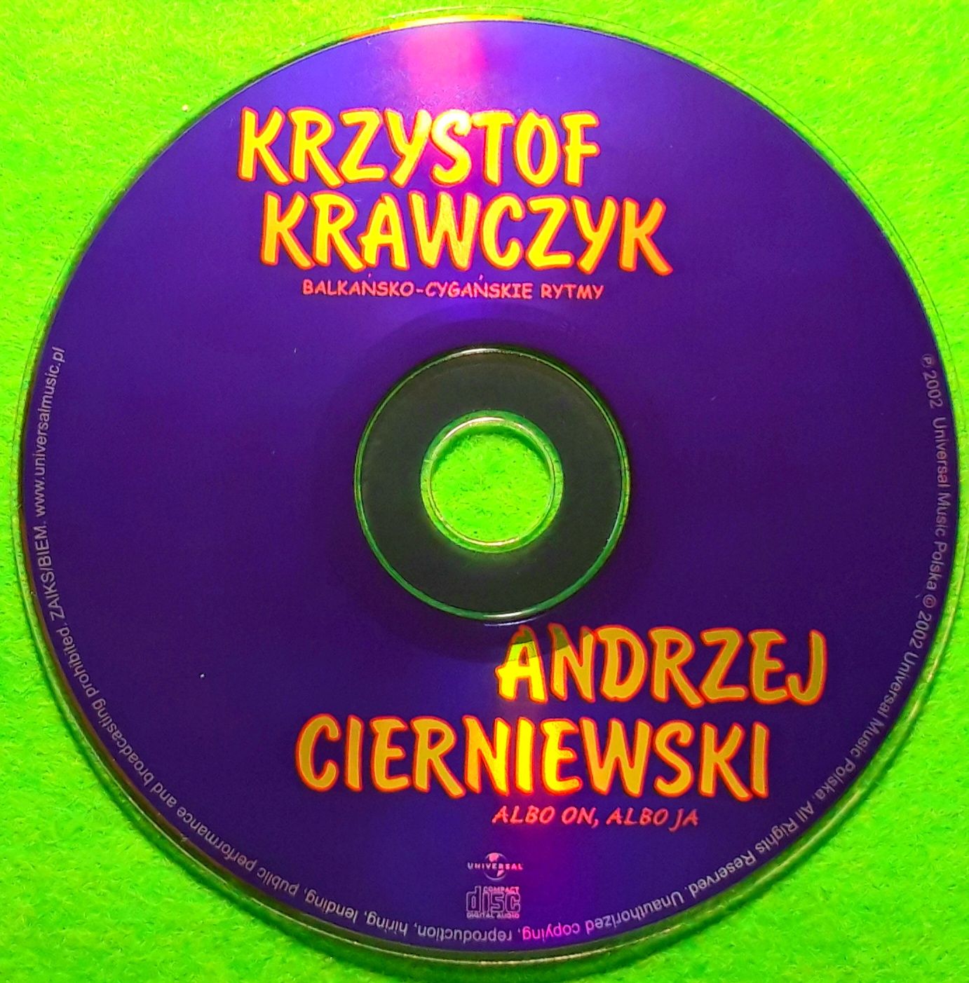 Andrzej Cierniewski + Krzysztof Krawczyk – Albo On, Albo Ja (CD, 2002)