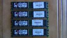Memoria ram para desktop kvr400x64c3a/512 kingston