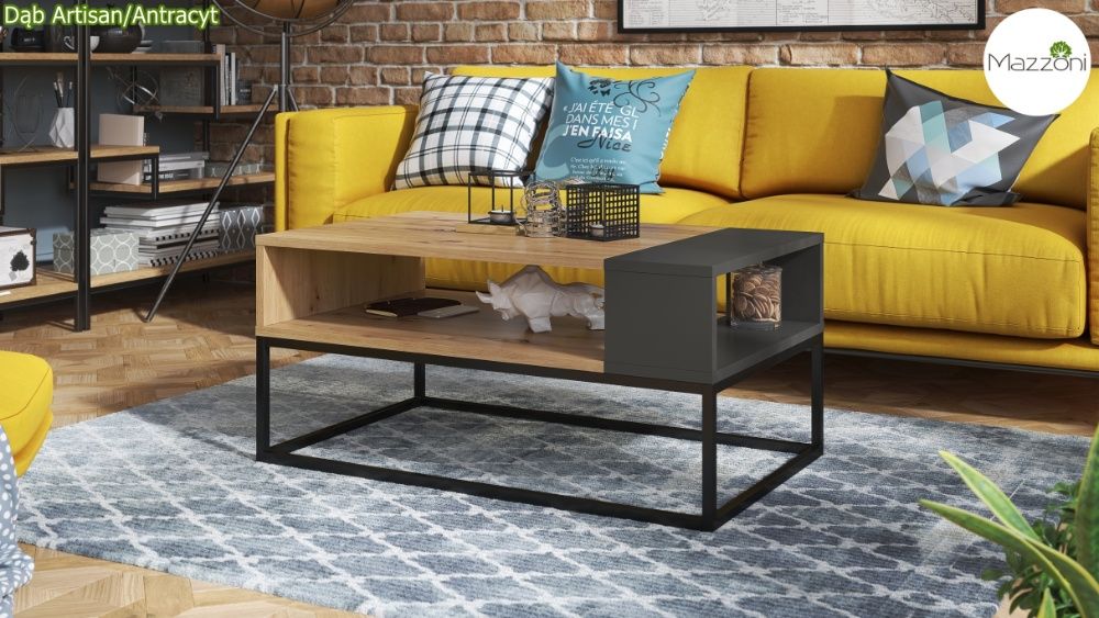 LYNX różne kolory - NOWOCZESNA ŁAWA stolik LOFT Mazzoni