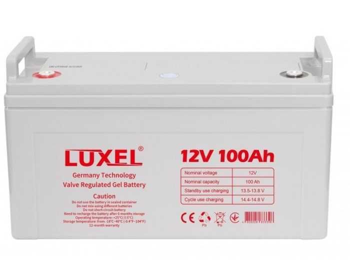 Аккумулятор GEL - 100 Ач, 12В  аккумуляторная батарея гель