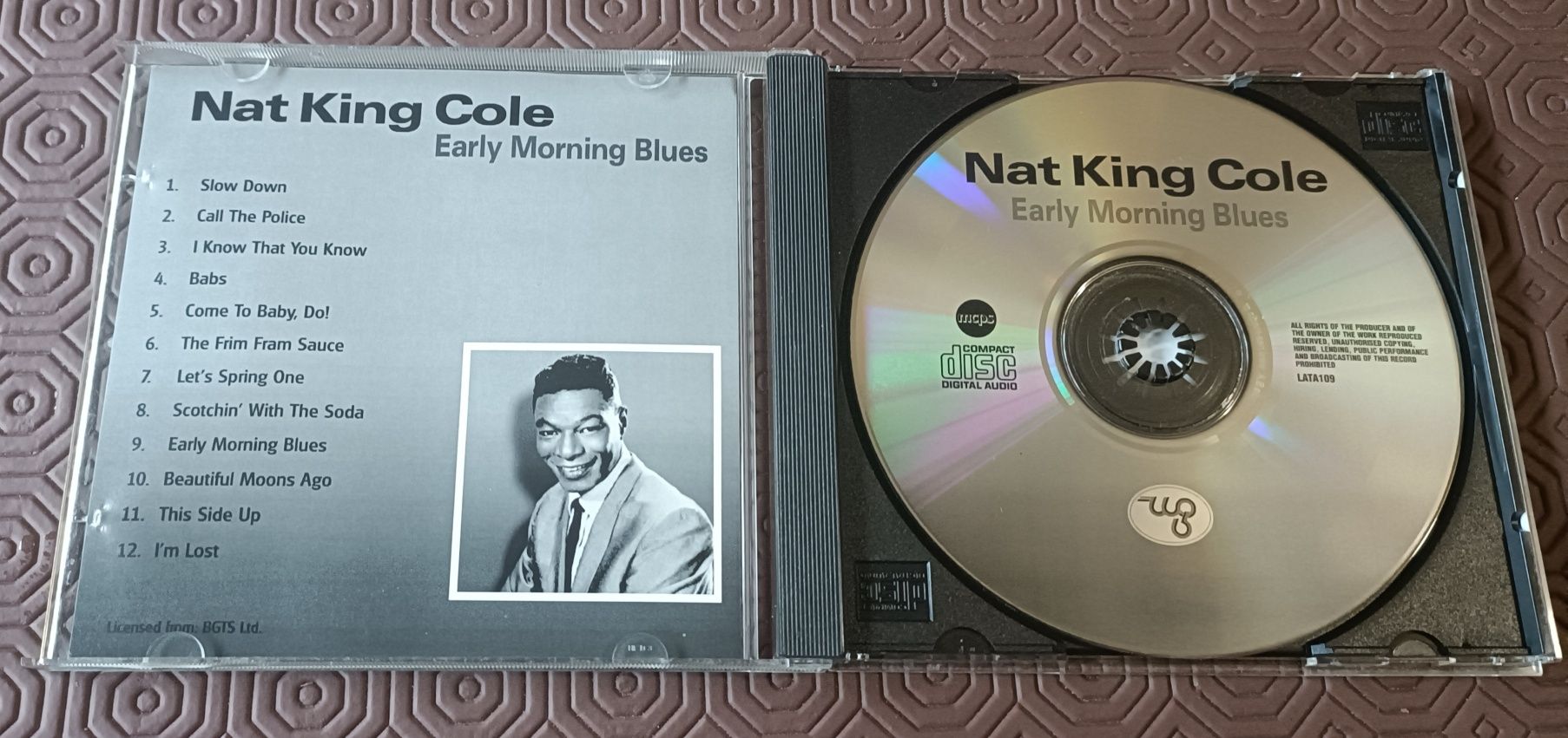 NAT KING COLE cd Early Morning Blues