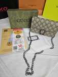 Torba biznesowa Torebka damska Gucci monogram kuferek w pudelku