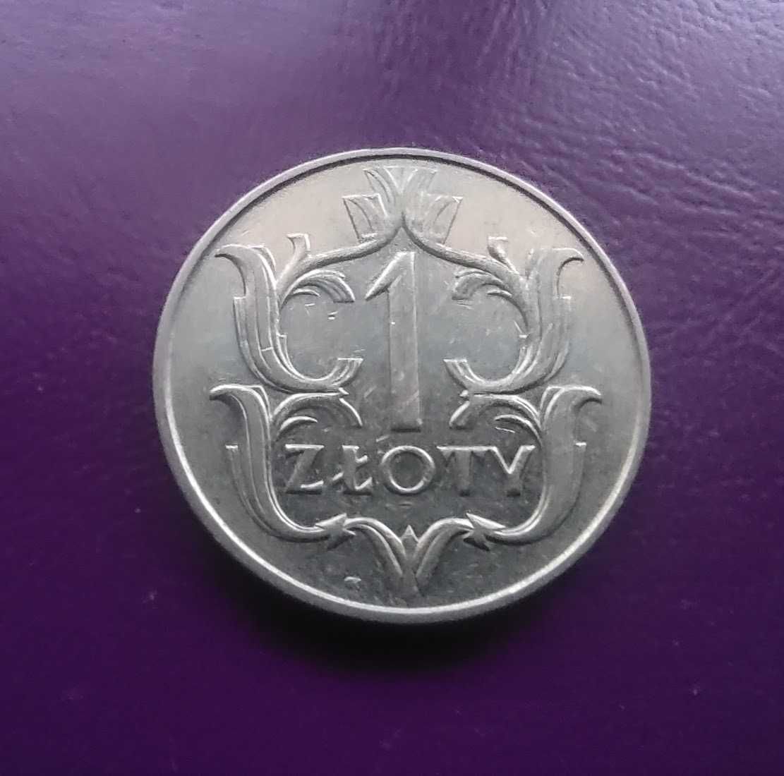 Moneta przedwojenna II RP - 1 zł 1929 - B/Ładna !