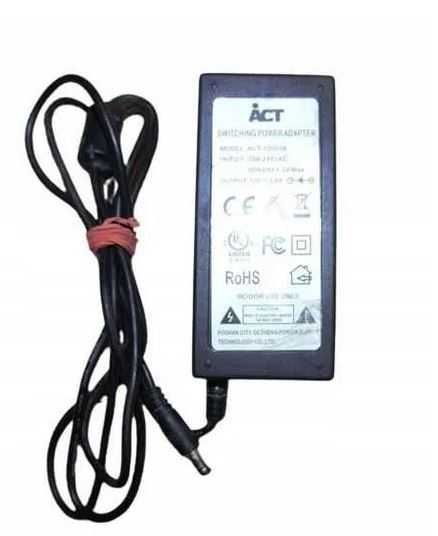 5 x ZASILACZ ACT 12V 3,8A 45W WTYK 5,5 X 2,1 mm