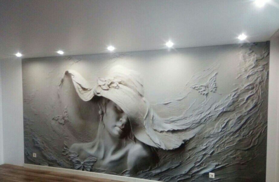 Поклейка Обоев. Шпаклёвка стен под обои. Покраска стен, потолок. Киев.