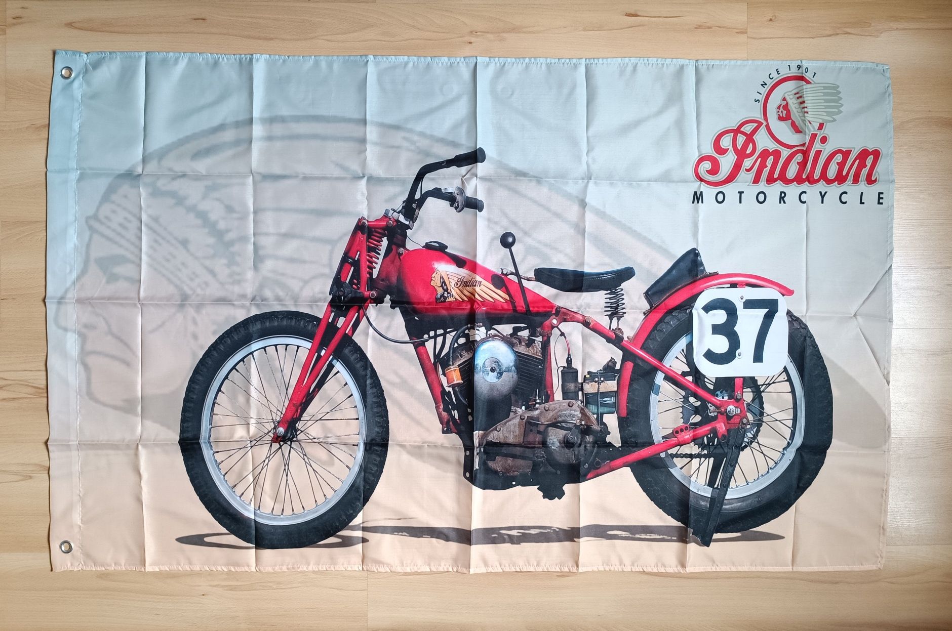 Nowa flaga Indian Motor 90x150 Harley chopper loft garaż club bar usa