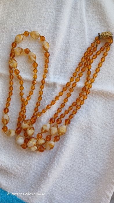 Винтажные чешские бусы 70гг. ( Редкие)