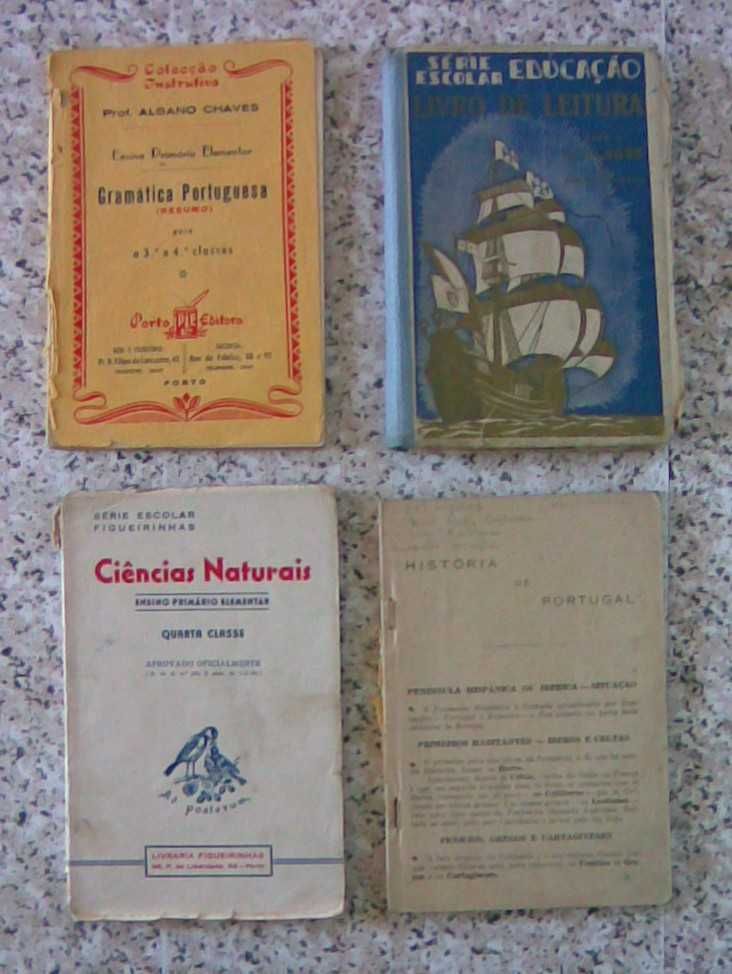 Livros escolares vintage - Ensino primário - Anos 50