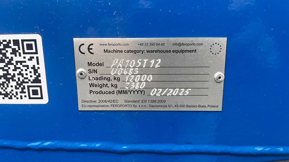 Rampa Mobilna najazdowa przeładunkowa rozładunkowa AUSBAU PRO10 NOWA