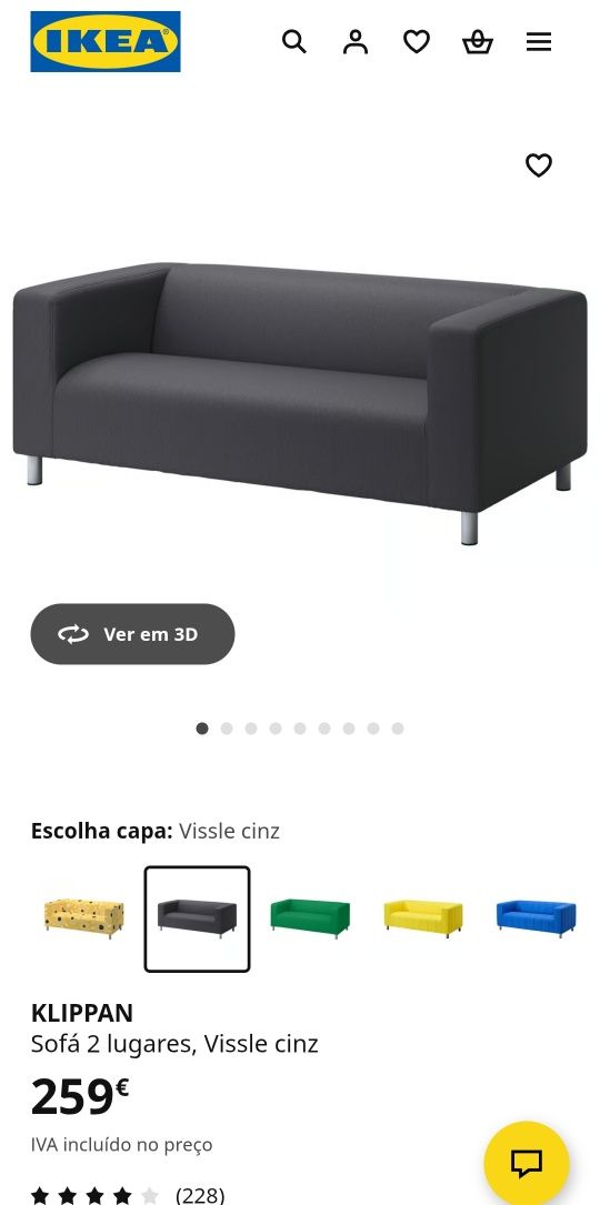 Sofá Klippan IKEA