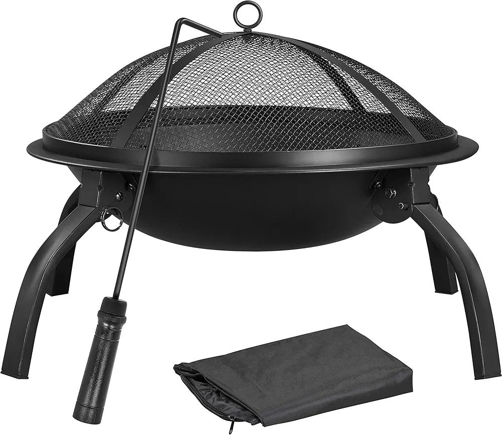 Braseiro Firepit Dobrável 2 em 1