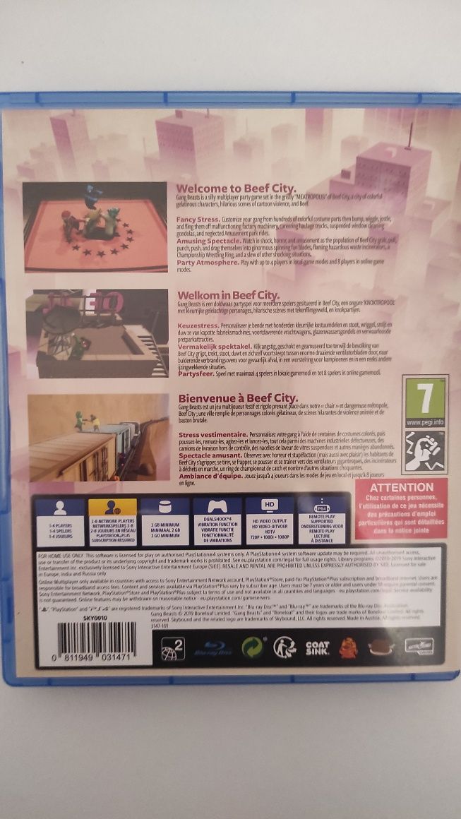 Jogos PS4 Gang Beasts