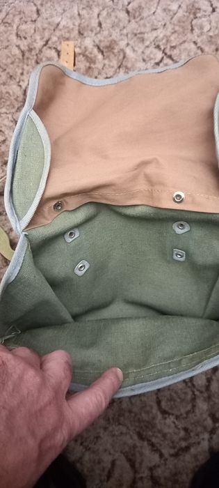 Chlebak turystyczny górski skórzane sprzaczki