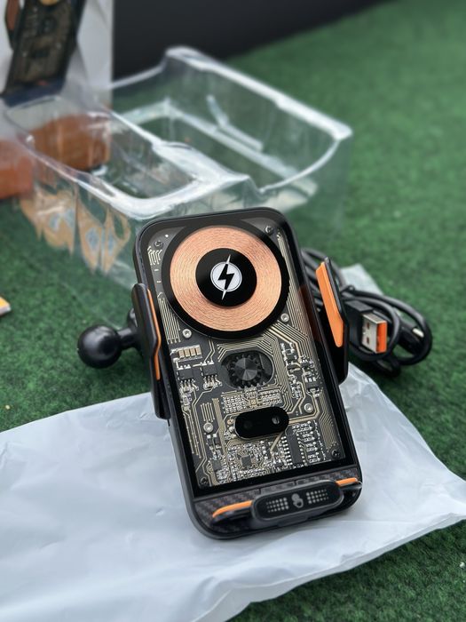 Uchwyt Samochodowy z kadowarka Bezprzewodowa 66w iPhone Samsung Xiaomi
