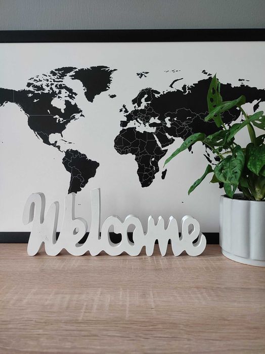 Dekoracyjny napis Welcome