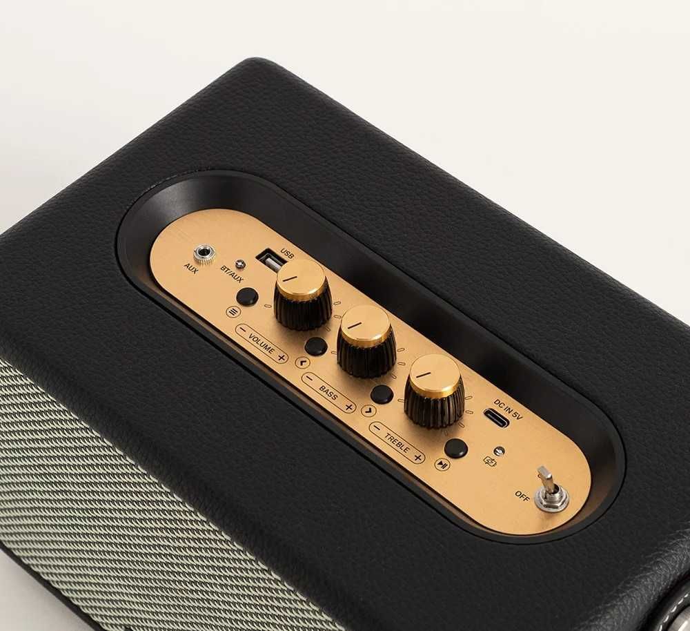 Coluna Bluetooth 40W estilo Retro