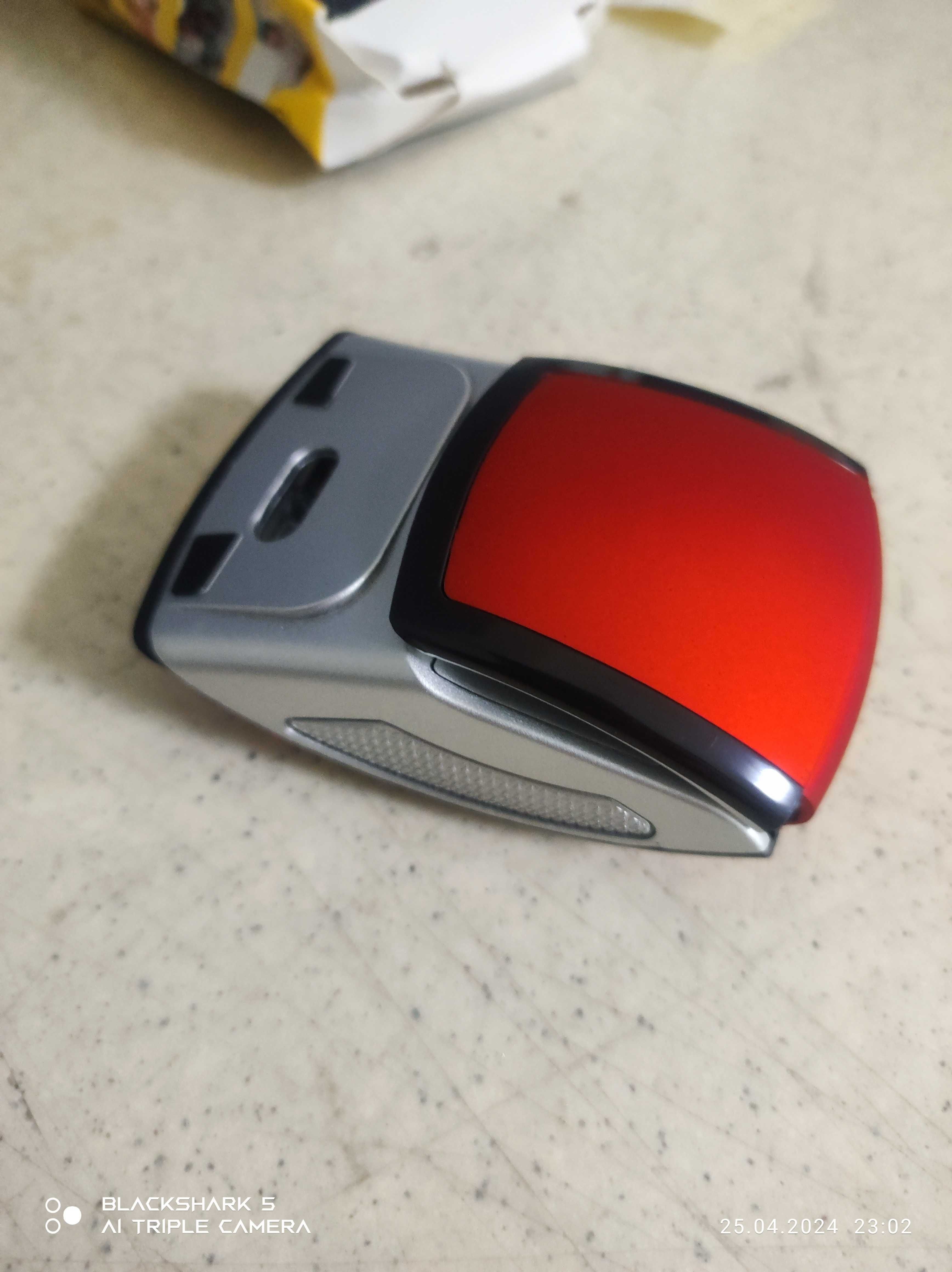 Składana Bluetooth myszka. Red