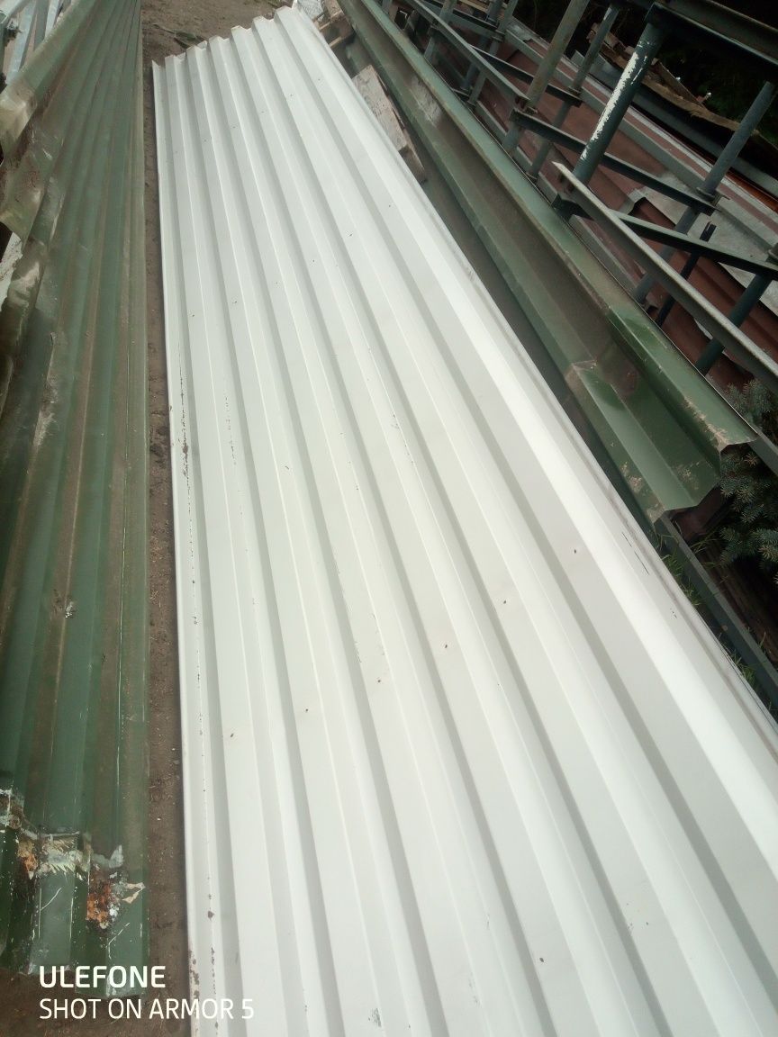 Blacha trapezowa T45 z demontażu gruba 0,5-0,6mm 6,7m długa 290m2 dowó