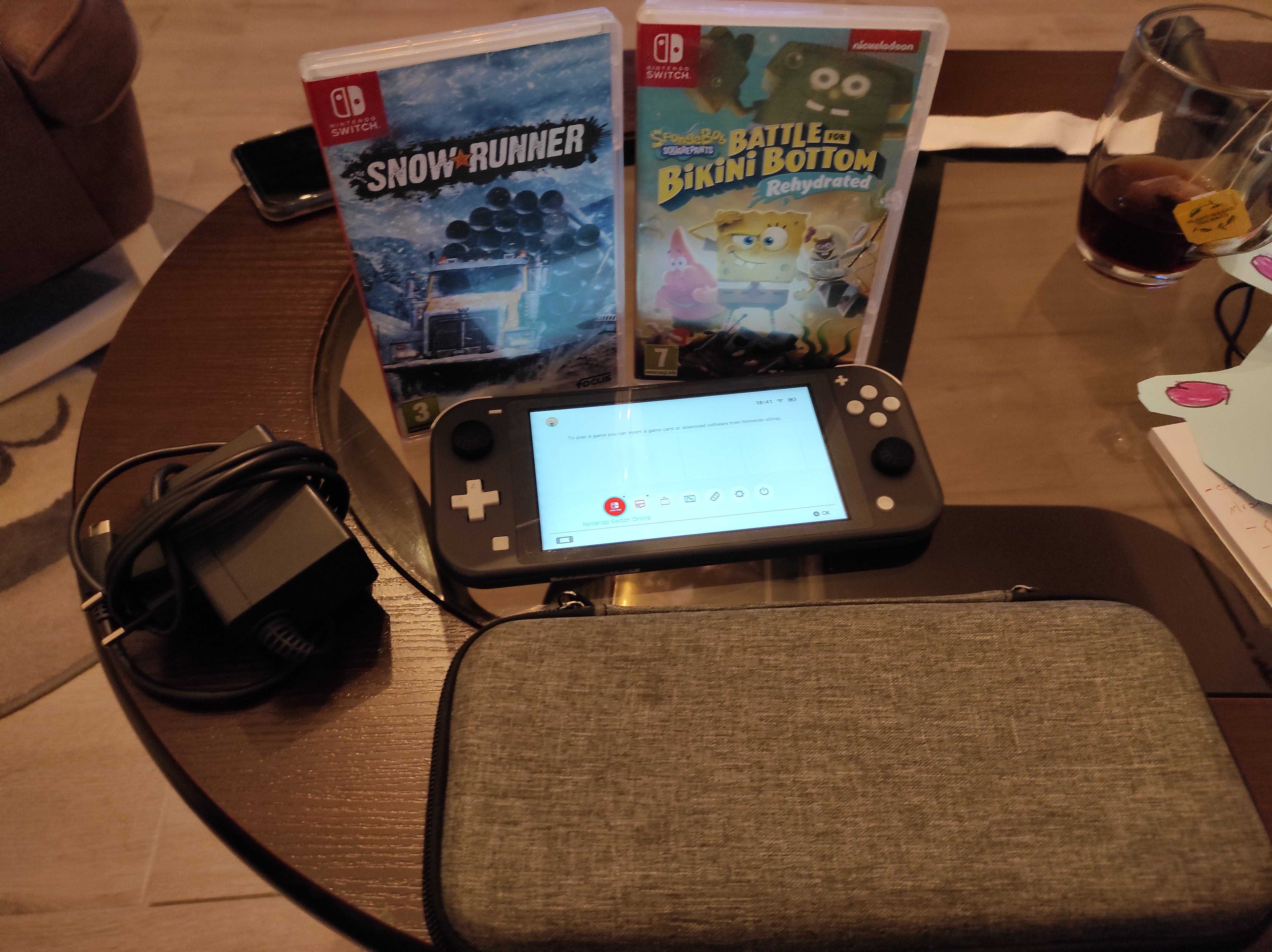 Switch lite plus 2 gry