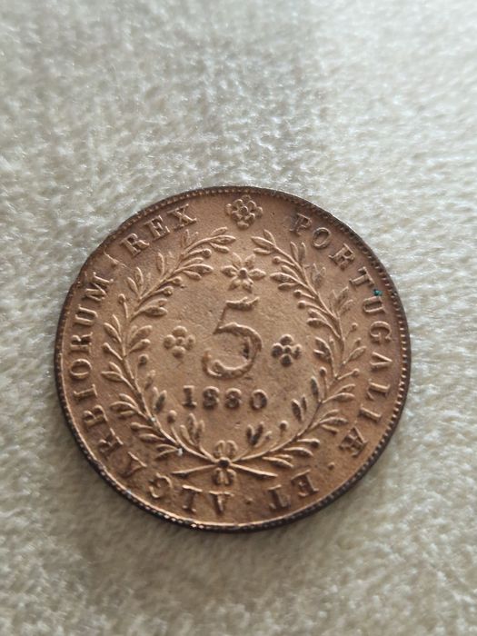 Moedas de 5 Reis D. Luís