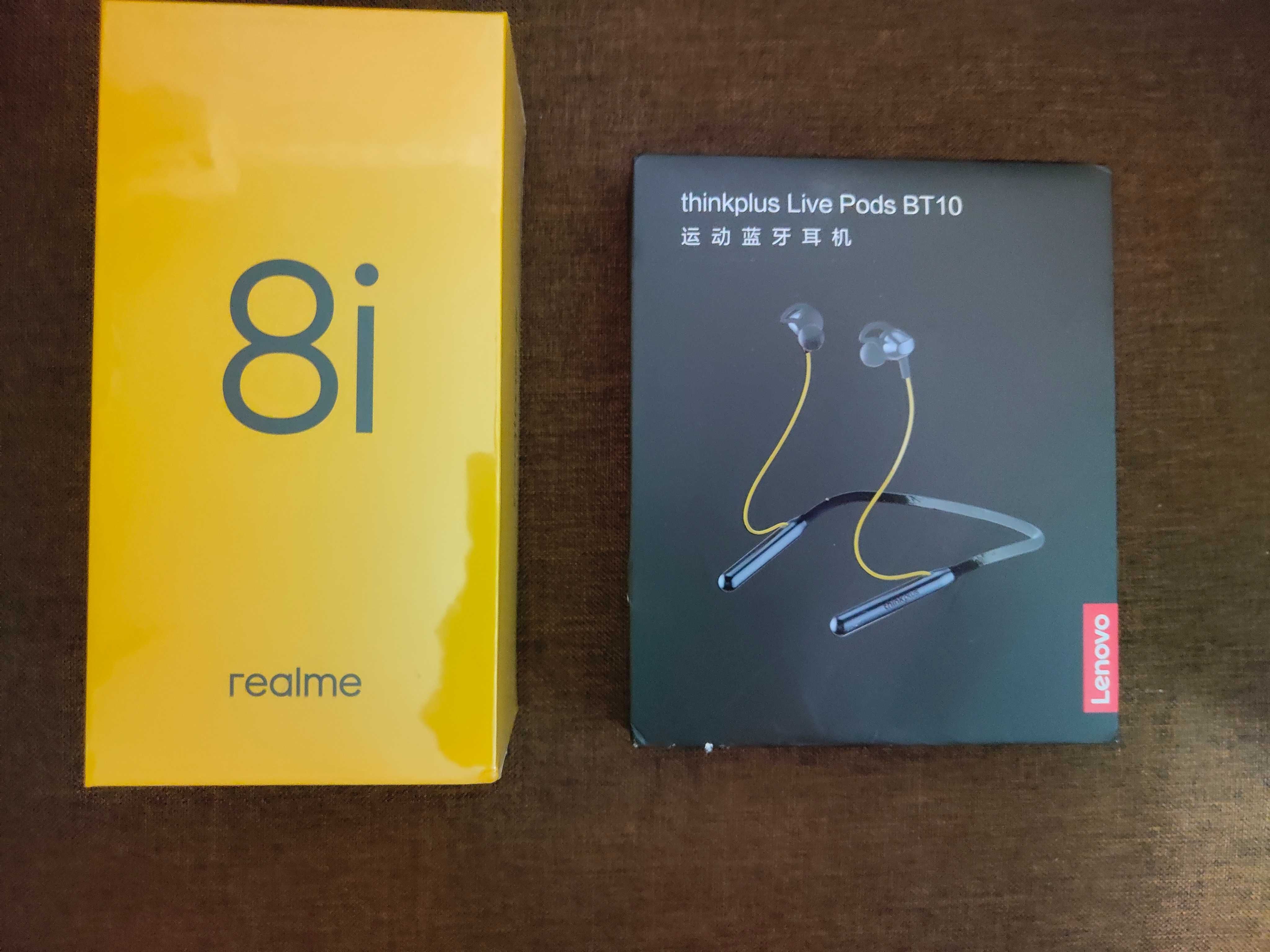 Santin 2/32, NFC+защ. стекло в подар. Realme 8i 4/128 +наушники Lenovo