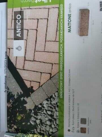 Kostka brukowa, płytki