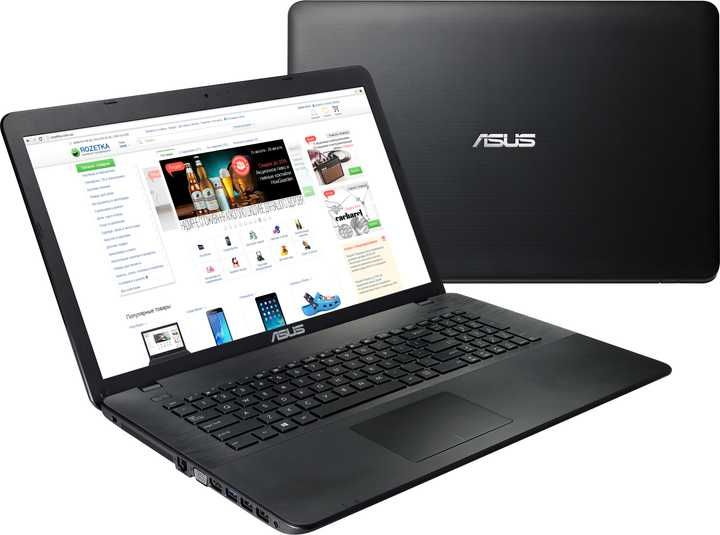 Ноутбук ASUS X751SV  Black