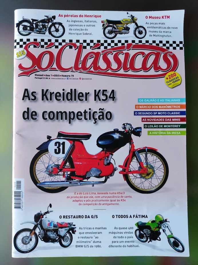 Revista portuguesa motos motorizadas Só Clássicas