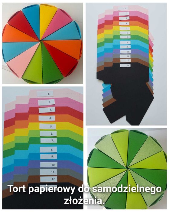 Tort papierowy do przedszkola