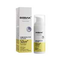 Сонцезахисний мінеральний крем для обличчя SPF 50+ Bebak Pharma, 50 мл