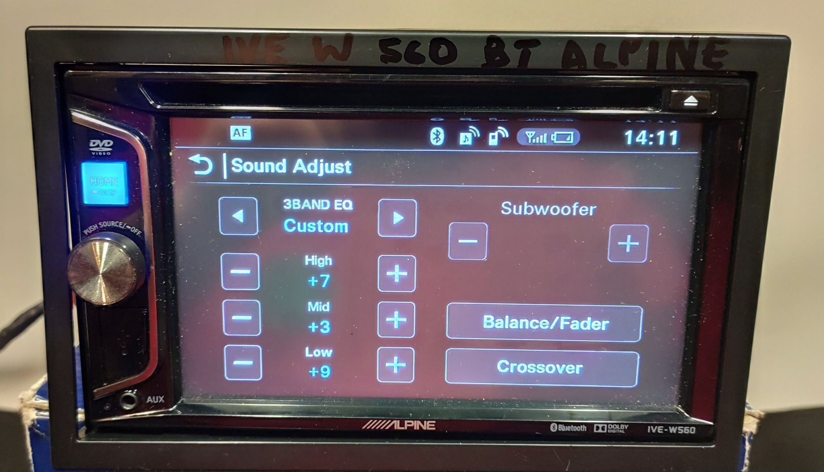 ALPINE IVE-W560 BT 2 DIN stacja multimedialna