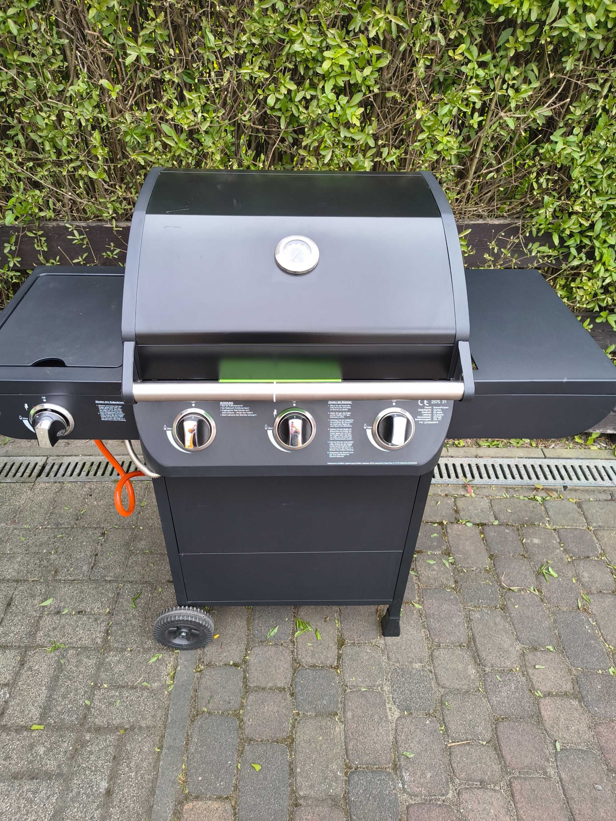 Grill Gazowy EL FUEGO COLUMBUS 3+1 12.29kW 56x41cm NOWY + reduktor !