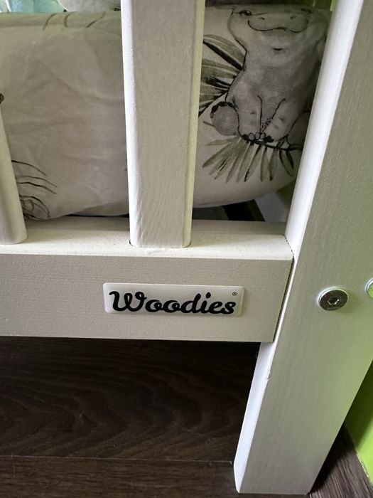 Woodies Łóżeczko dziecięce 120x60 + materac