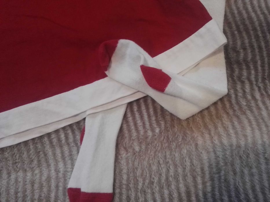 Zestaw Świąteczny 80-86 Mikołajki sukienka sweterek rajstopy 12-18 mc