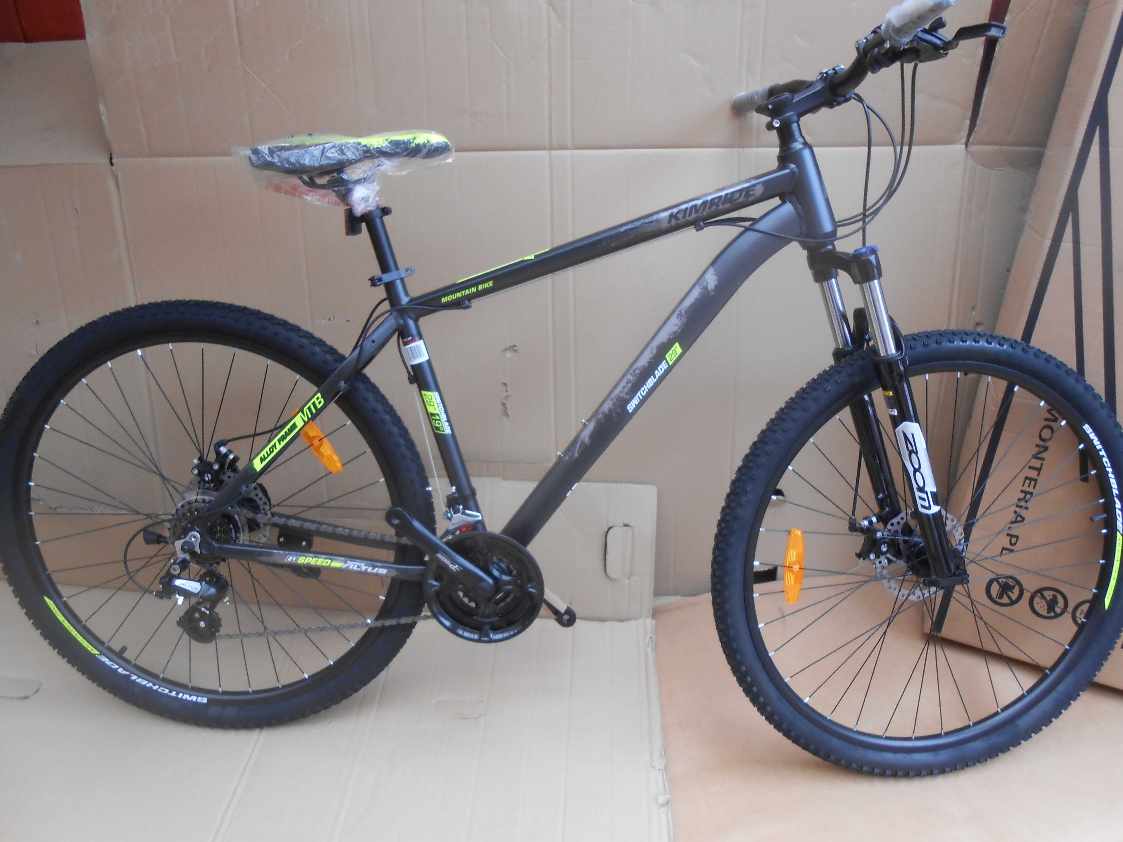 rower 29" mtb aluminiowy tarczowe hamulce 2lata gwarancja