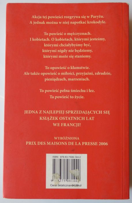 Książka ŻÓŁTE OCZY krokodyla Kathrine Pancol literatura kobieca