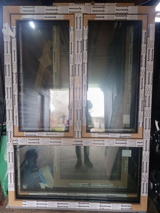 okazja ,Okna 2 skrzydłowe , witryna , okna nowe, 3 szybowe, okna PCV