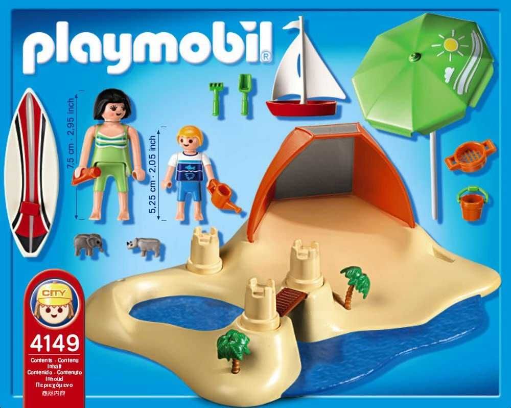 PLAYMOBIL City Life 4149 Urlop na plaży - letni wypoczynek i zabawa