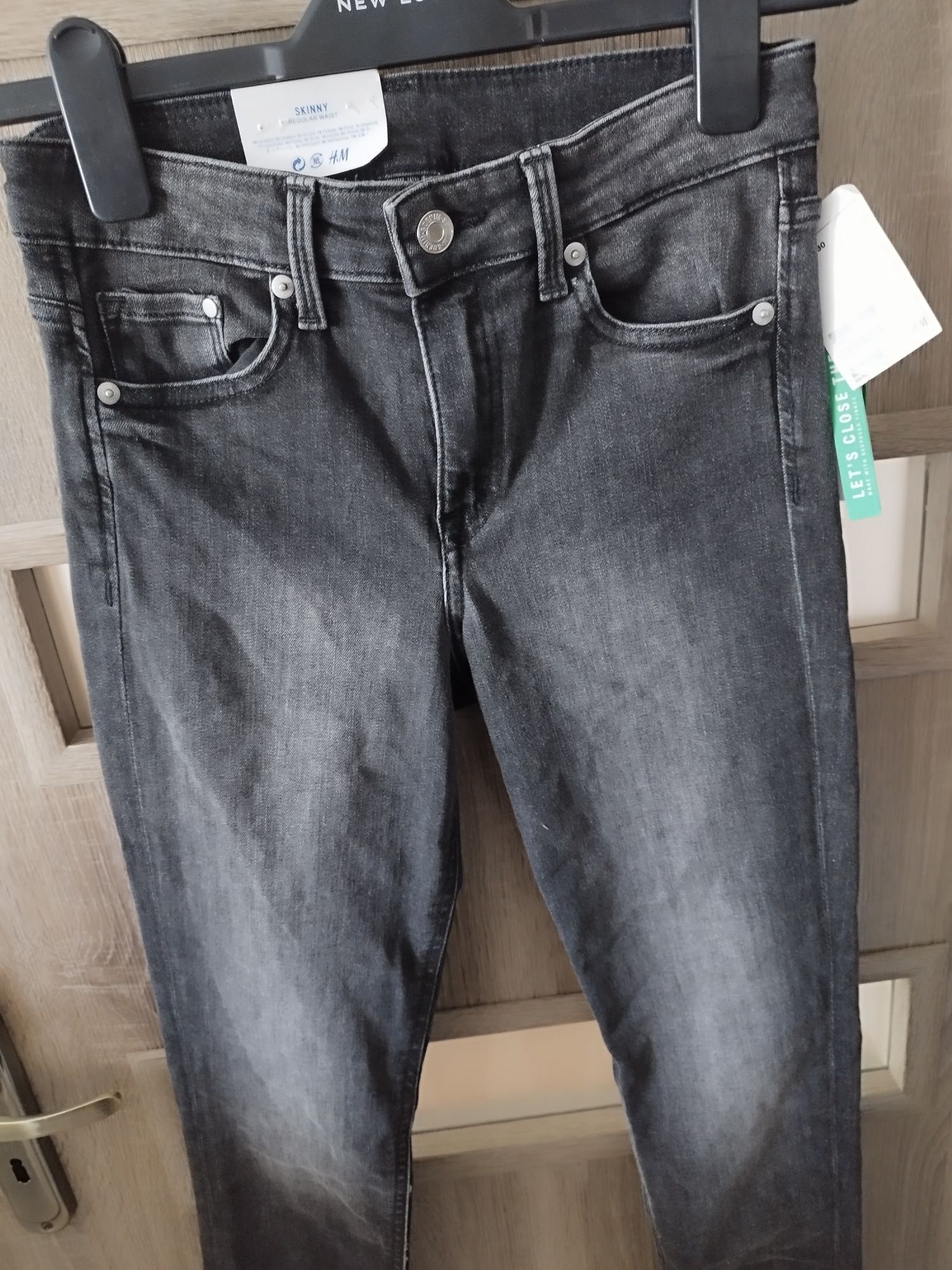 Jeansy Skinny H&M rozmiar 26, 36/S nowe z metką