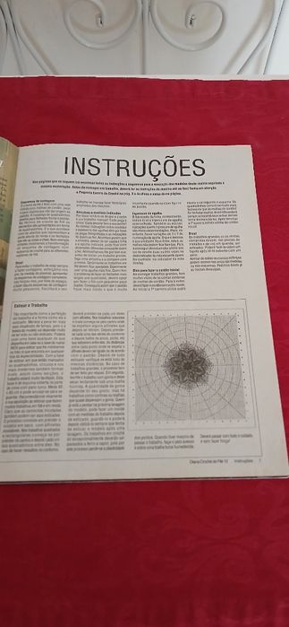 Revista Diana- Crochet de filé, antiga