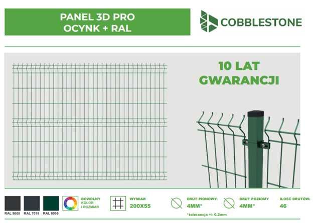 Ogrodzenie panelowe 3d 2d kompletne panel bramy furtki Transport tanio
