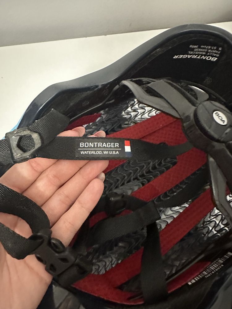 Kask rowerowy MTB Bontrager Rally WaveCel niebieski