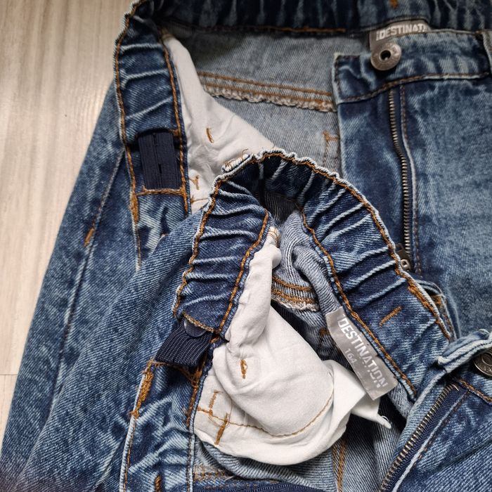 Spodnie jeansy Destination r 158, 164 + bluzy HM