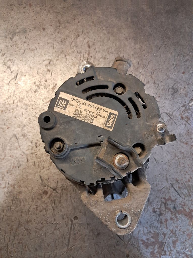 Alternator Valeo 70A Opel Astra G 2 Benzyna 1.6 16v Rok 2000