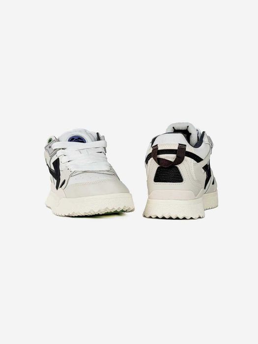 Чоловічі кросівки Off-White Sponge білий з чорним OF003 ТОП