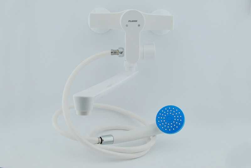 Змішувач для ванни та душу із пластику Plamix Oscar 006-2 W