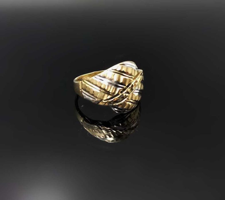 Złoty pierścionek 333 - nowy